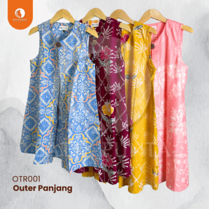 Outer Panjang Wanita Tanpa Lengan