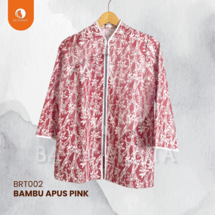 Blouse Resleting Bambu Apus Pink